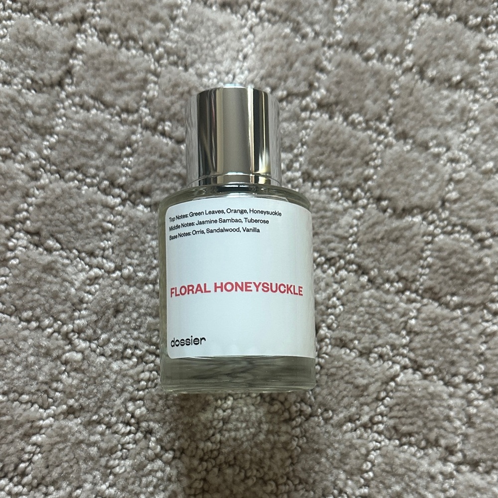Dossier Floral Honeysuckle Perfume - Silver and White